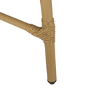 Outdoor Accent Chair With Basket Shape - Light Brown