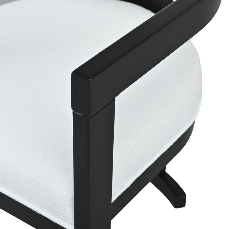 Stylish Indoor Upholstered Wood Dining Chair (Set of 2)