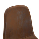 (Set of 4) Backrest AndTransfer Legs Chairs Adding A Touch Of Elegance To Minimalist And Scandinavian Style Homes - Walnut