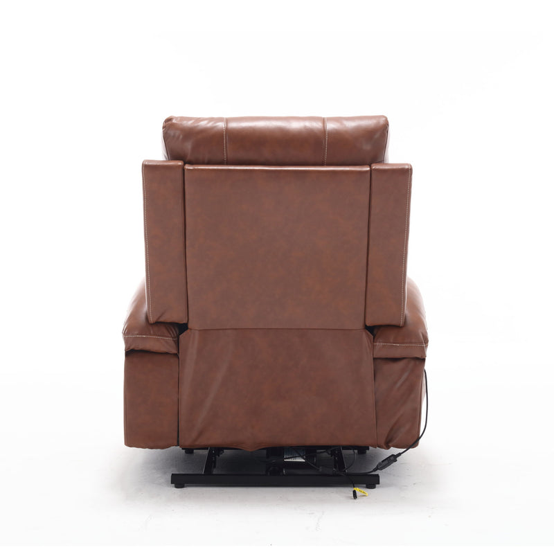 Cozy Electric Power Lift Recliner Chair Sofa For Elderly With Vibration Massage And Lumbar Heat