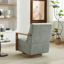 Swivel Modern Upholstered Accent Chair With Armrests