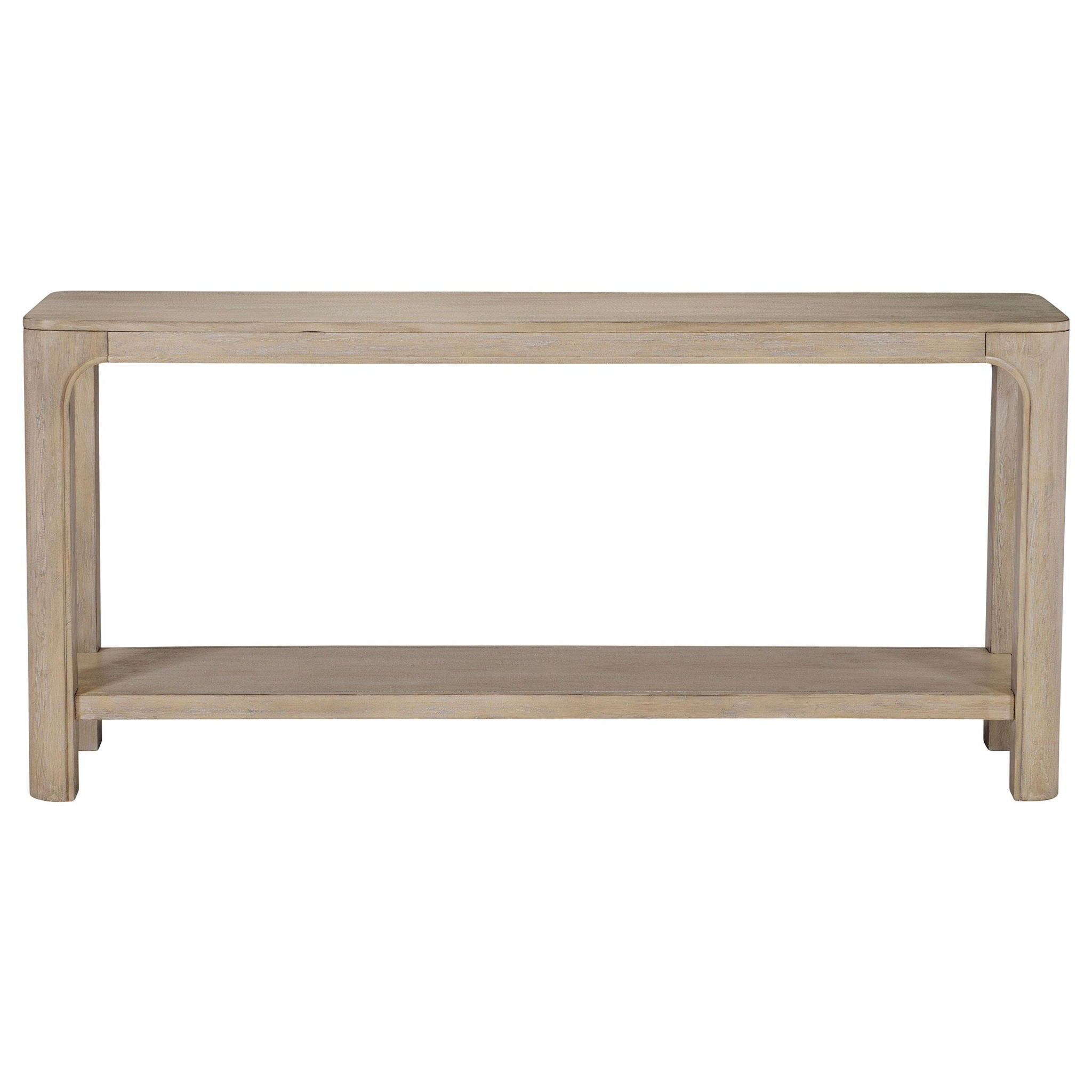Solano 64-inch Entryway Console Sofa Table Weathered Mango
