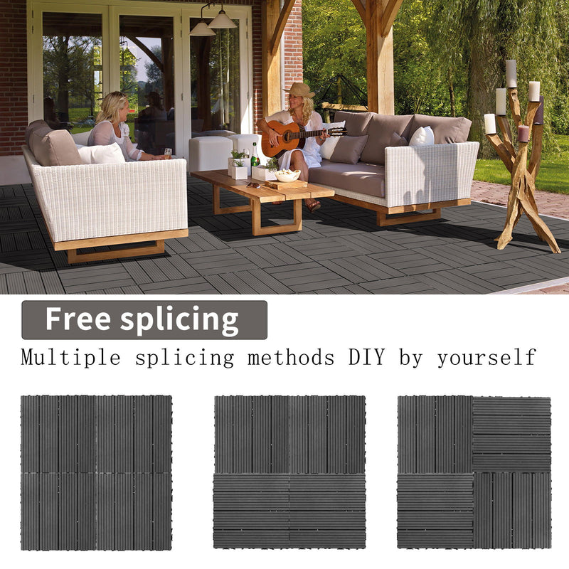 Composite Deck Tiles, Resist Rust, Water, Weather