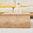 Modern Coffee Table With Smooth Light Wood Texture Patterns Material - Natural Wood