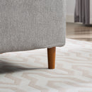 Wide Modern Double Sided Upholstered Chaise Lounge