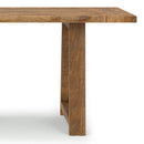 Whitley - Dining Table In Burnt Wax - Brown