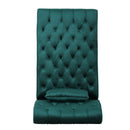 Ethereala - Upholstered Velvet Chaise Lounge With Button Tufted