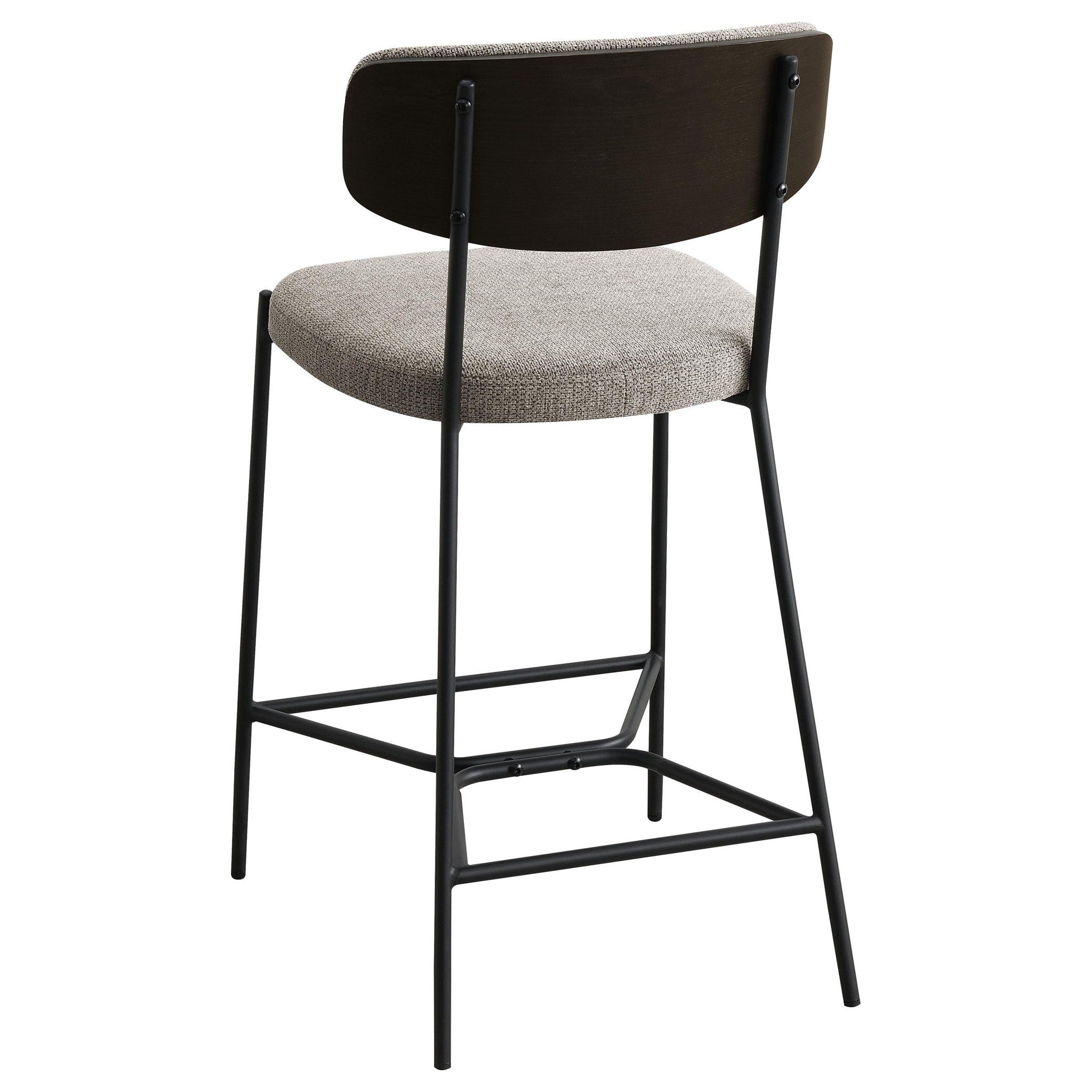 Elison Counter Height Bar Stool Light Brown (Set of 2) - Atlantic Fine Furniture Melbourne FL