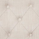 Gerardo - Side Chair (Set of 2) - Beige Linen & Weathered Espresso