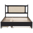 Platform Bed With 2 Big Drawers & Trundle