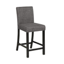 5 Piece Counter Height Table Set, Square Table And 4 Upholstered Chairs