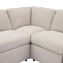 Power Recliner Corner Sofa Home Theater Reclining Sofa Sectional Couches With Storage Box, Cup Holders, USB Ports And Power Socket For Living Room