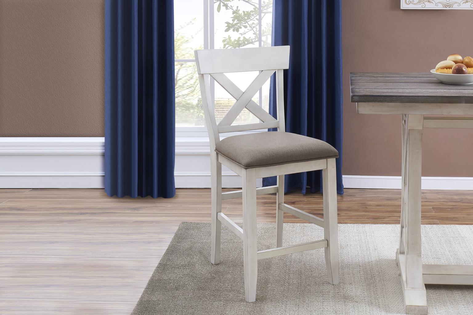 Bar Harbor Counter Height Dining (Cream)
