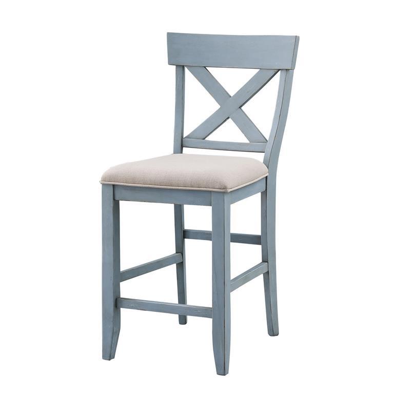 Bar Harbor Counter Height Dining (Aqua Blue)