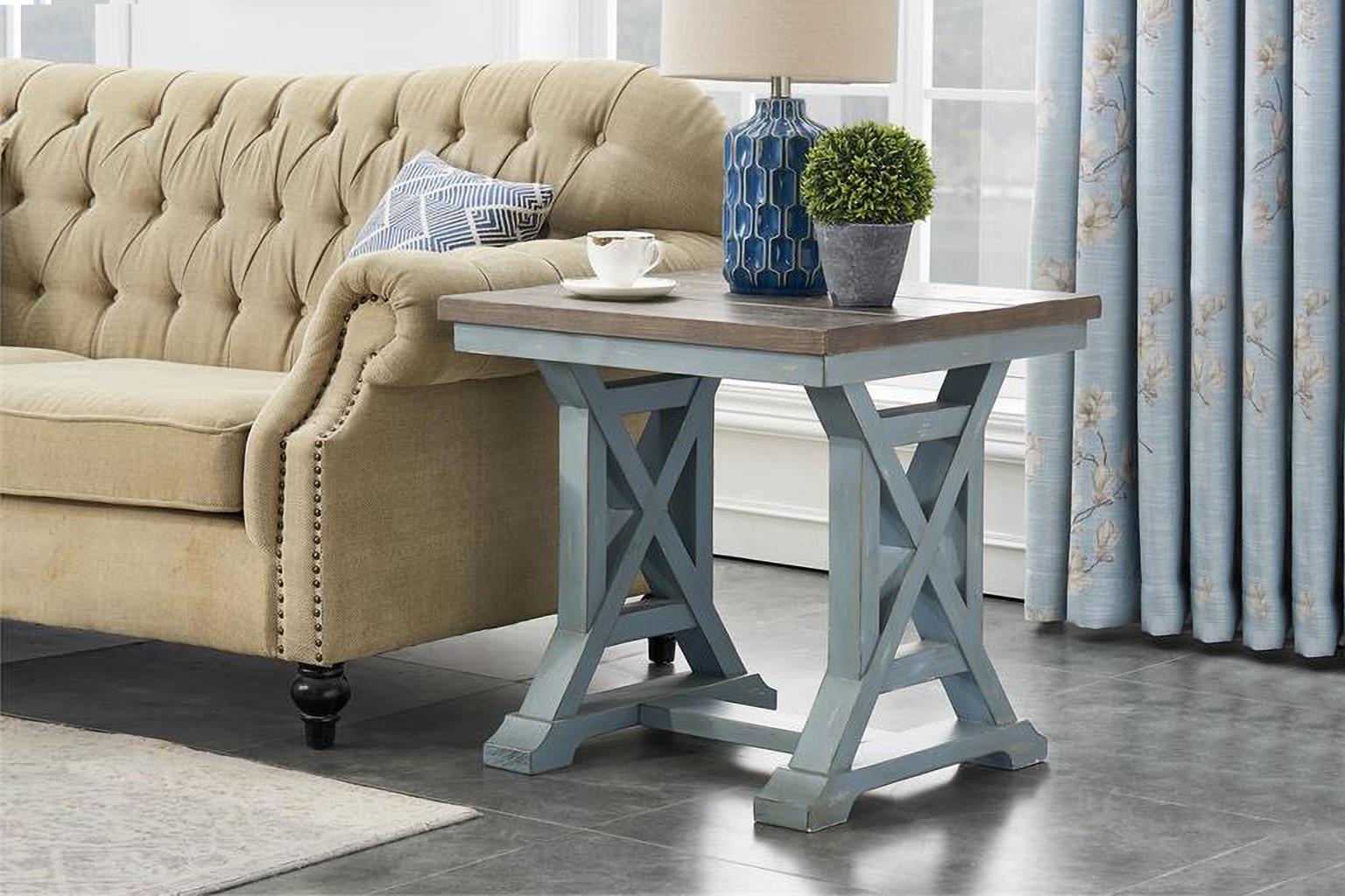 Bar Harbor End Table (Cream)