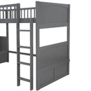 Bunk Bed With Loft And 2 Drawers