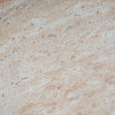 Outdoor / Indoor Lightweight Concrete Side Table With Travertine - Beige