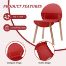 4 Piece Set Of Single Chairs With A Folding Square Table