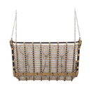 Arruda - Outdoor Wicker Porch Swing With Cushions