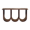 Triple Open Style Coffee Table - Beige / Brown