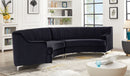 Velvet Curved Sofa