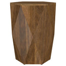 Zalika - Hexagonal Solid Mango Wood Table