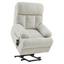 Oversized Power Lift Recliner Chai With Remote Control, Side Pocket, Spacious Seat