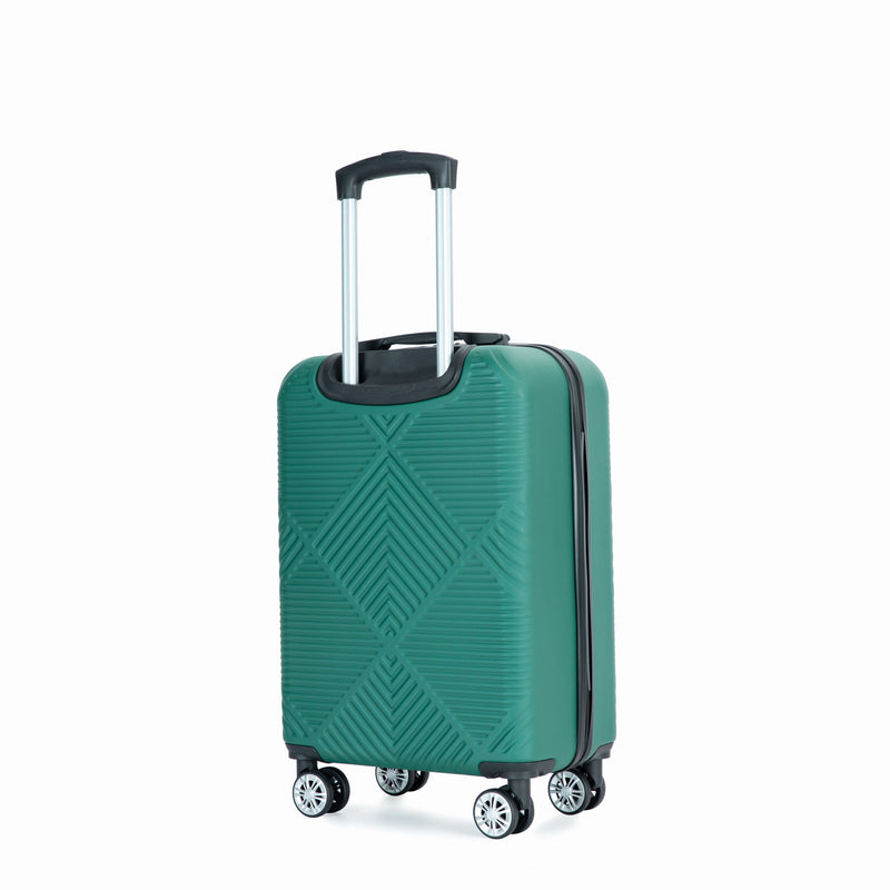 4 Piece Lightweight Suitcase, Makeup Box, Aircraft Wheels
