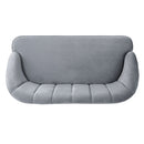 Modern Classic Shell Backed Loveseat