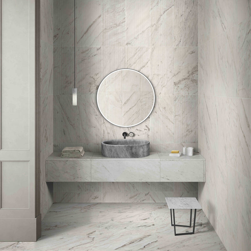 Bathroom Vessel Sink, Semi Polished Surface