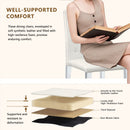 Dining Chairs With Ergonomic Buckle Backrest For Home