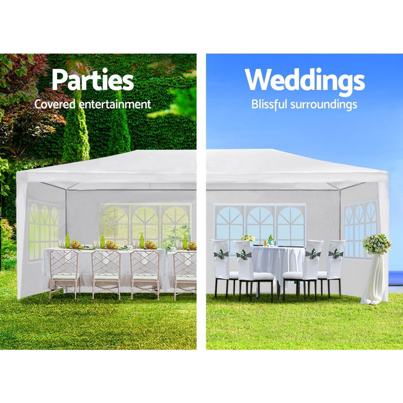 10X30' Wedding Party Canopy Tent Outdoor Gazebo With Removable Sidewalls