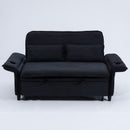 Modern Fabric Multi-Functional Sofa Bed With Adjustable Armrests And Backrests
