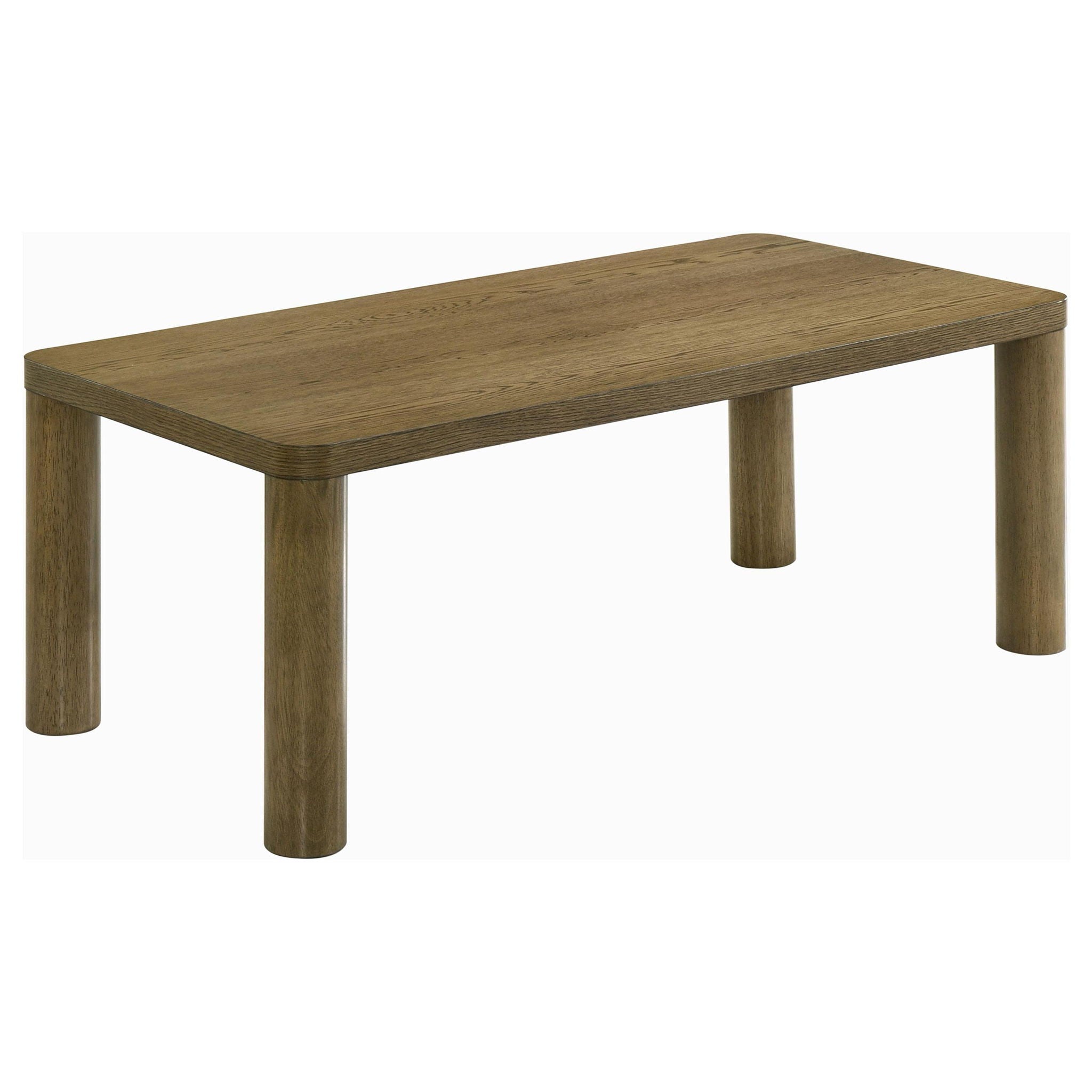 Castlewood 3-piece Cocktail Coffee Table Set Brown Oak - Atlantic Fine Furniture Melbourne FL
