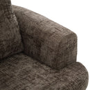 Modern Swivel Barrel Chair With Dual-Layer Cushion