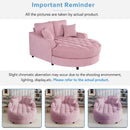 Modern Chaise Lounge Upholstered Sofa Couch With Tufted Seat And Detachable Pillows For Living Room