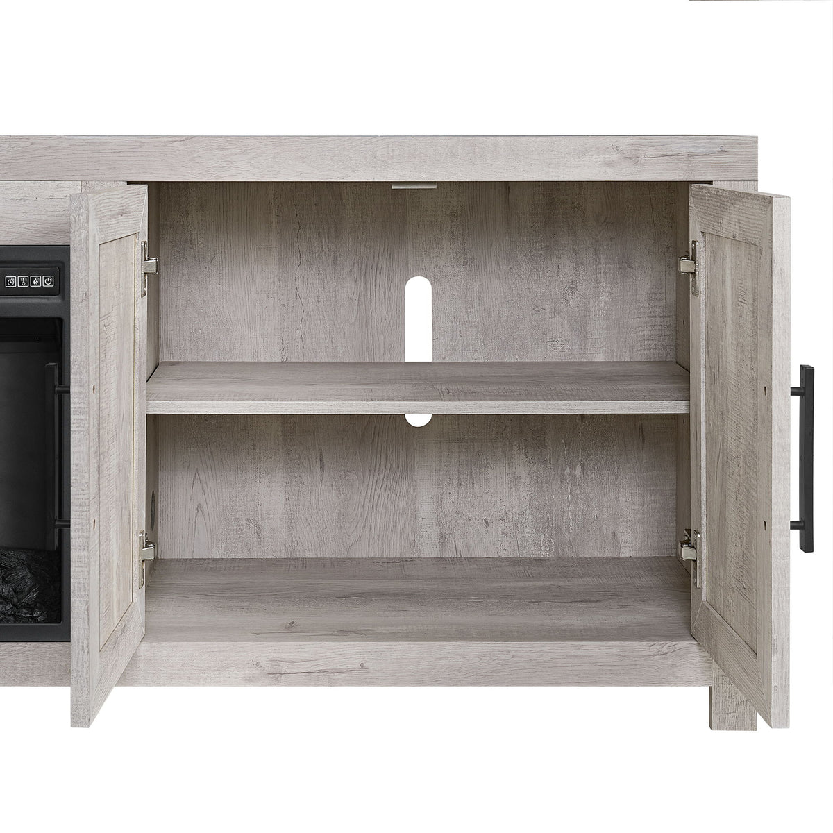 Eleanor TV Console in White by Elements International, view 20