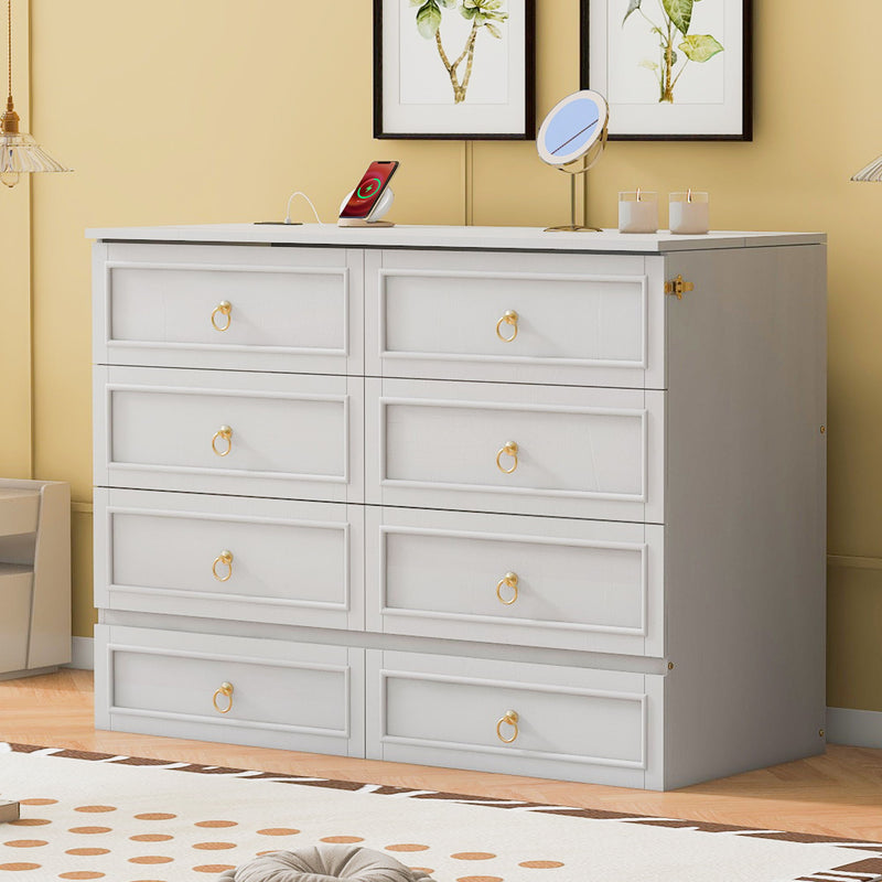 Murphy Bed With Large Drawers And Stylish Design