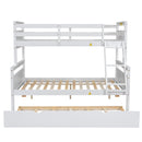 Bunk Bed With Ladder And Safety Guardrail