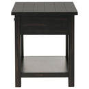 Payne - 1 Drawers Wood End Table with Shelf