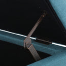 Contemporary Storage Ottoman Bench With Polyester Upholstery