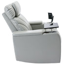 Power Motion Recliner Electric Power Recliner With USB Charging Port, Hidden Arm Storage, Convenient Cup Holder And Bluetooth Speaker