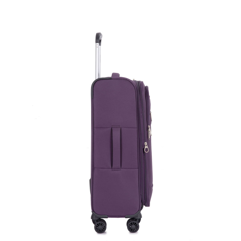 3 Piece Luggage Sets, Softshell Suitcase Spinner Wheels