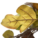 Maple Leaf Spray Green & Mustard, Botanicals Decor For Harvest Festival Fall Festival & Thanksgiving Table Decorations (Set of 12) - Green / Mustard