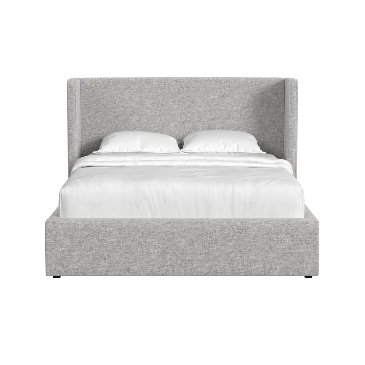 Angeline Complete Non-Storage Bed in Gray by Elements International, view 13