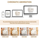 360° Modern Swivel Accent Chair Round Armchair, Thick Padded Single Lounge Sofa Upholstered Comfy