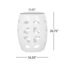 Large Metal End Table