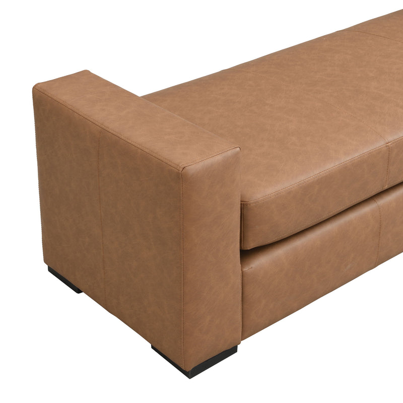 Ottoman With Unique Armrest Design For Living Spaces