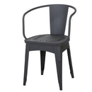 Ambrosia - 3 Piece Bistro Set With Leaf Motifs Top And Seat