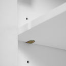 Bathroom Vanity With Ceramic Sink, 2 Doors 3 Drawers, Soft Close Design